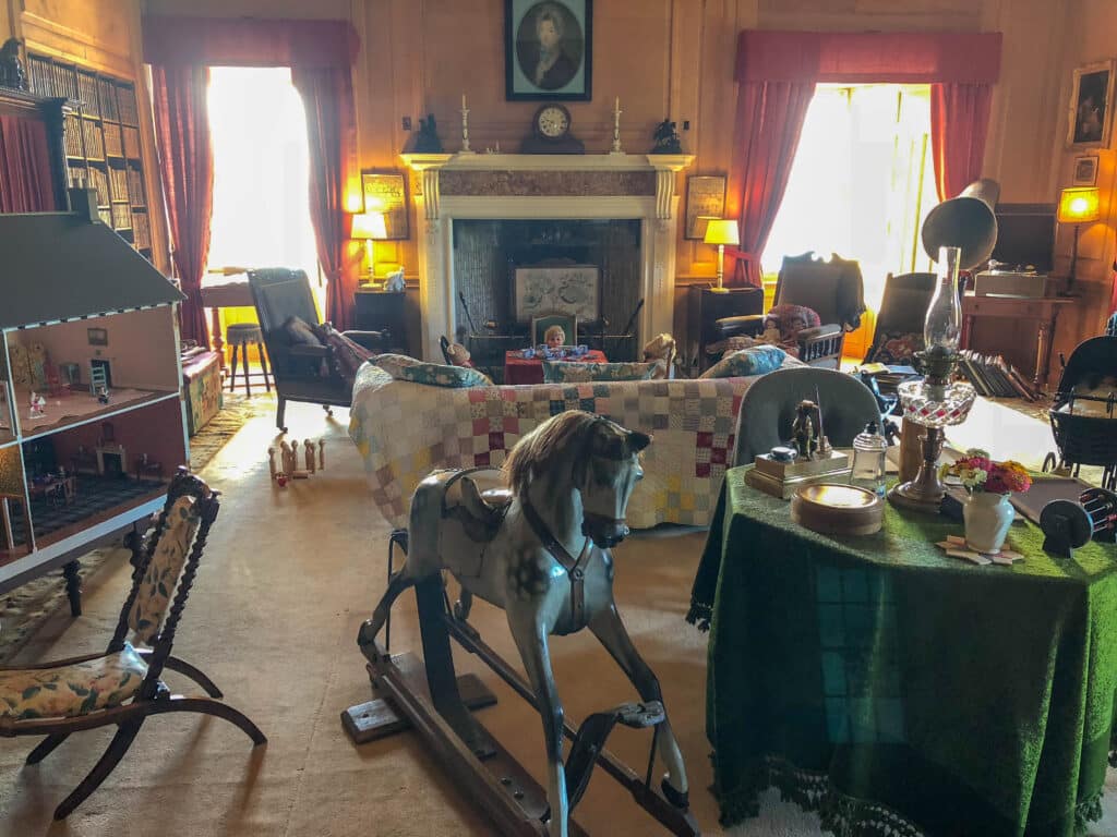 The nursery and playroom at Dunrobin Castle was where you might find any children of the home and their nannies. - Read more at barefeetinthekitchen.com