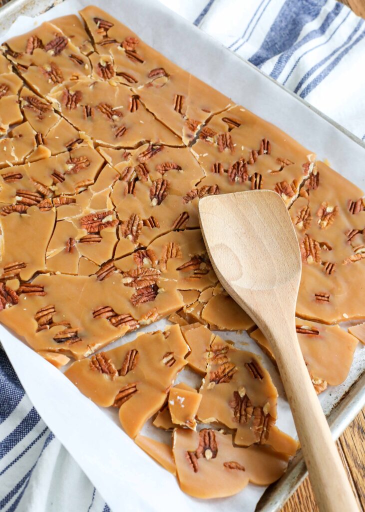 Salted Pecan Toffee