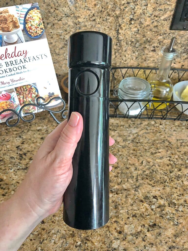 Unicorn Magnum Plus Pepper Mill is the Best Pepper Mill EVER - enter to win your own at barefeetinthekitchen.com