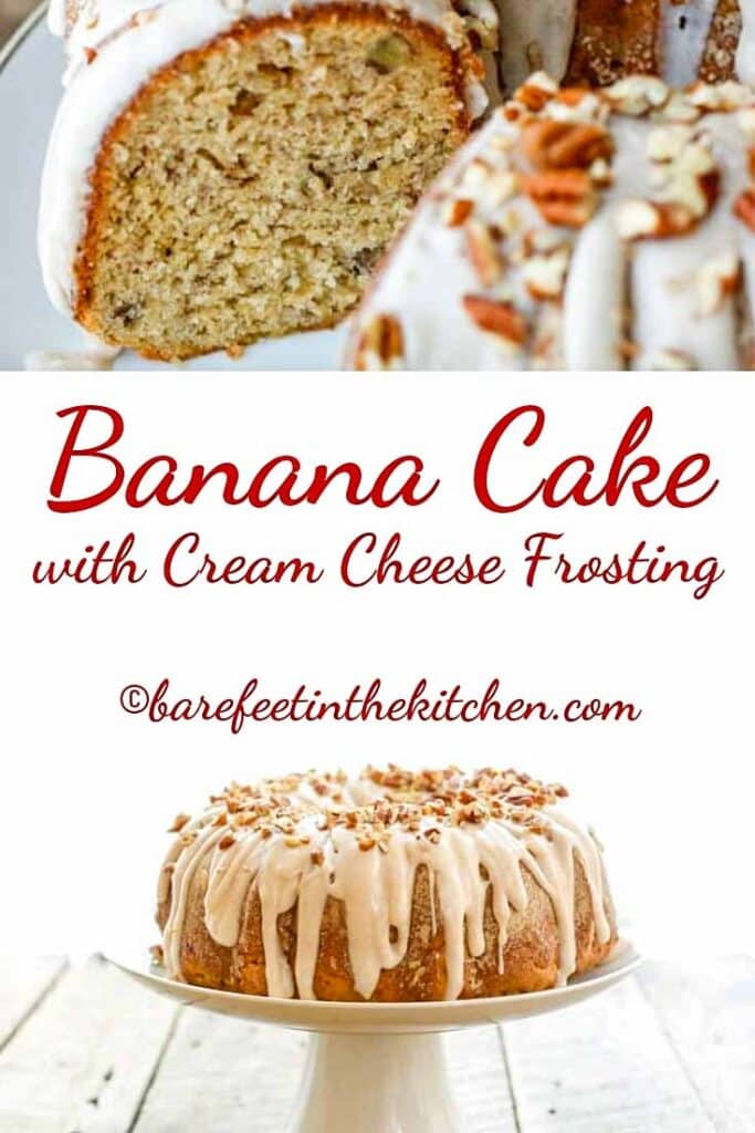 Banana Confection with Surf Cheese Frosting 