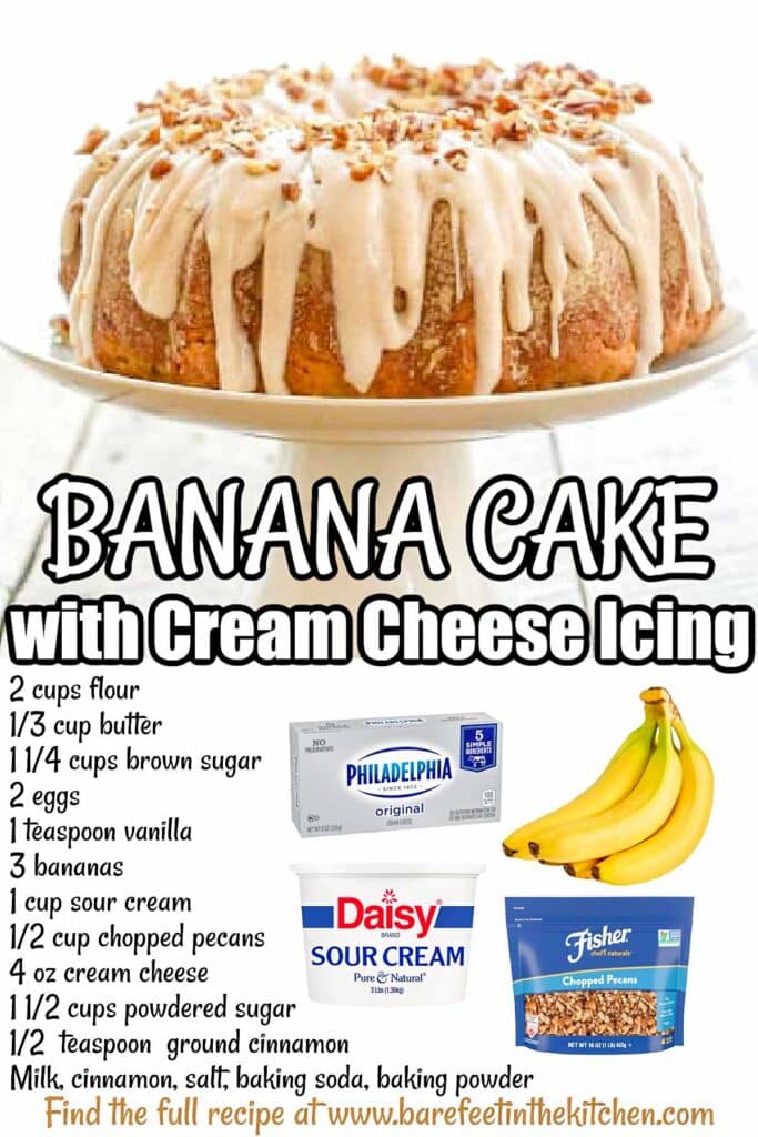 Easy Banana Bundt Cake