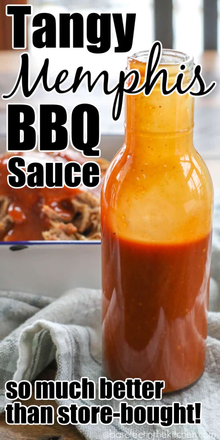 Tangy Memphis BBQ Sauce - Barefeet In The Kitchen