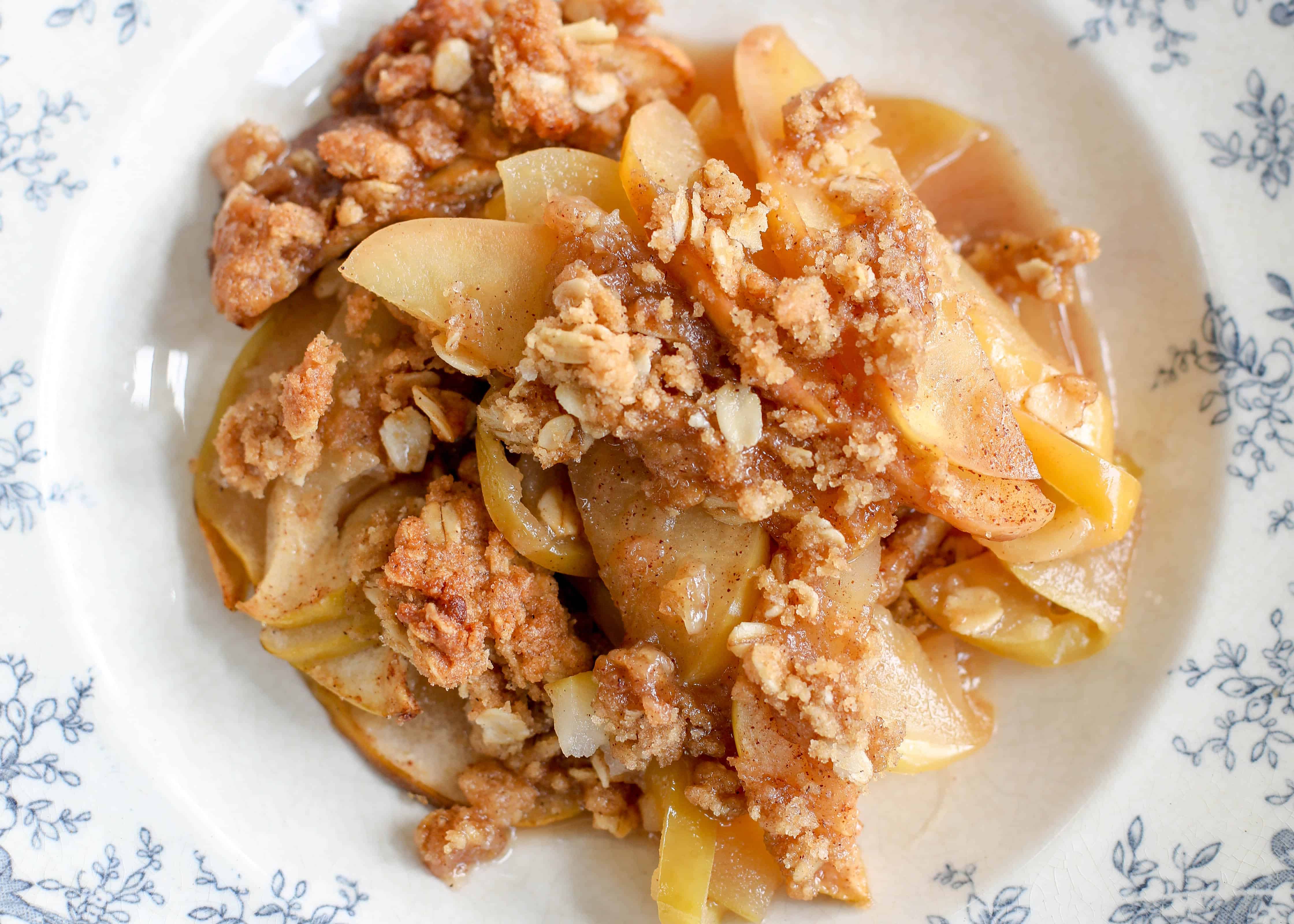 Old Fashioned Apple Crisp Barefeet In The Kitchen