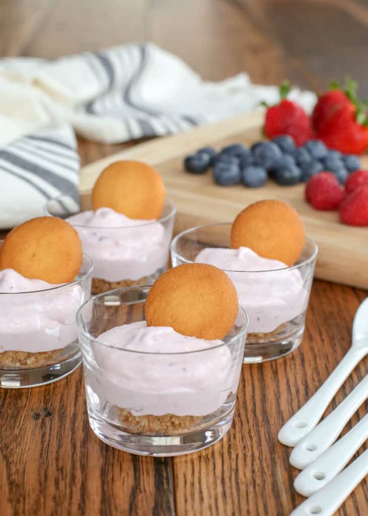 Berry Cheesecake Mousse pairs perfectly with a crispy NILLA wafer crust!