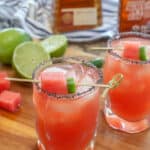 Sandia En Fuego is the best margarita I have ever tasted. Get the recipe at barefeetinthekitchen.com