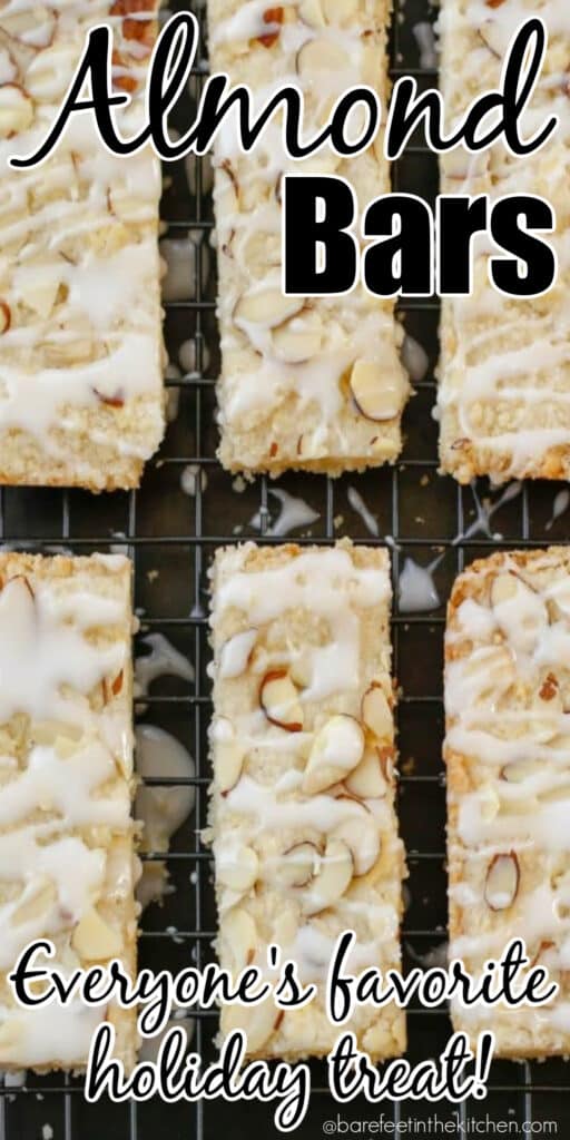 Almond Bars are everyone's favorite holiday treat!