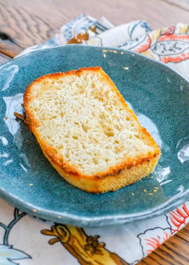 English Muffin Bread - toasted with butter