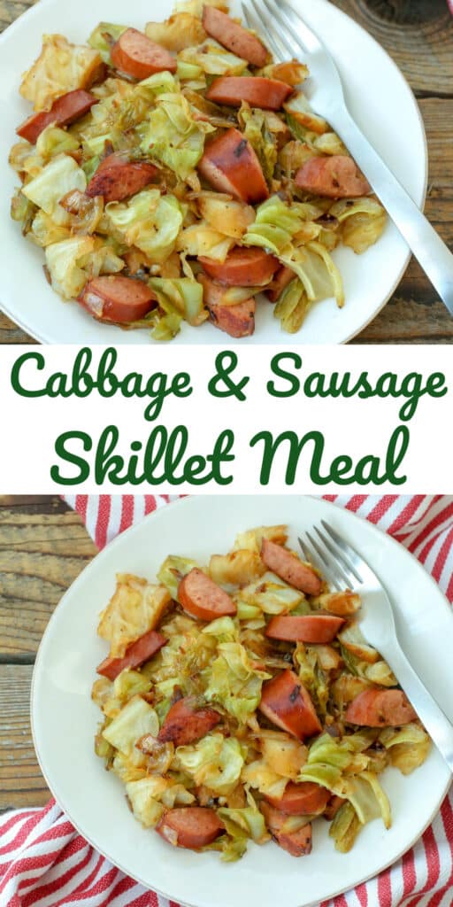 This Cabbage and Sausage Skillet is a keeper!