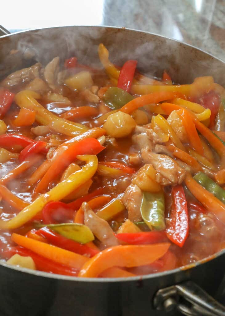 Sweet 'n Sour Chicken and Pineapple Stir Fry