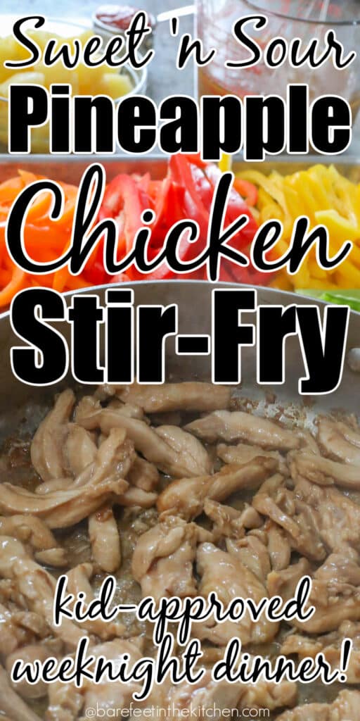 Sweet 'n Sour Chicken Stir Fry with Pineapple