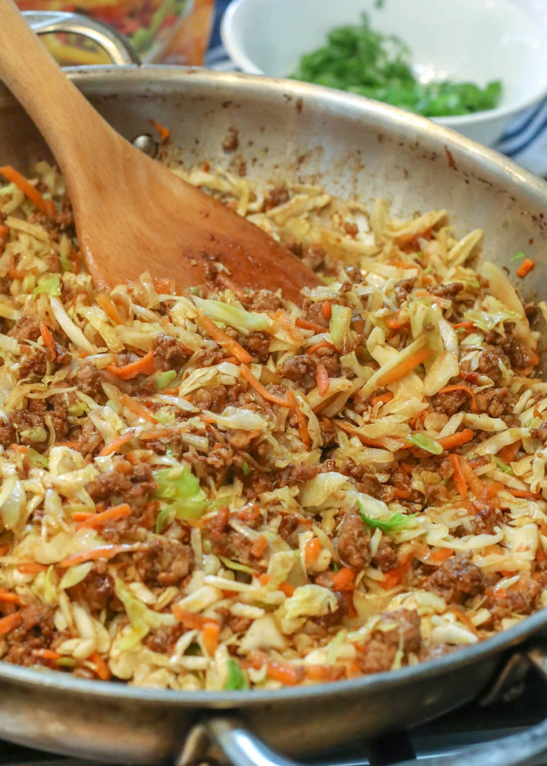 Egg Roll Stir Fry - Barefeet in the Kitchen