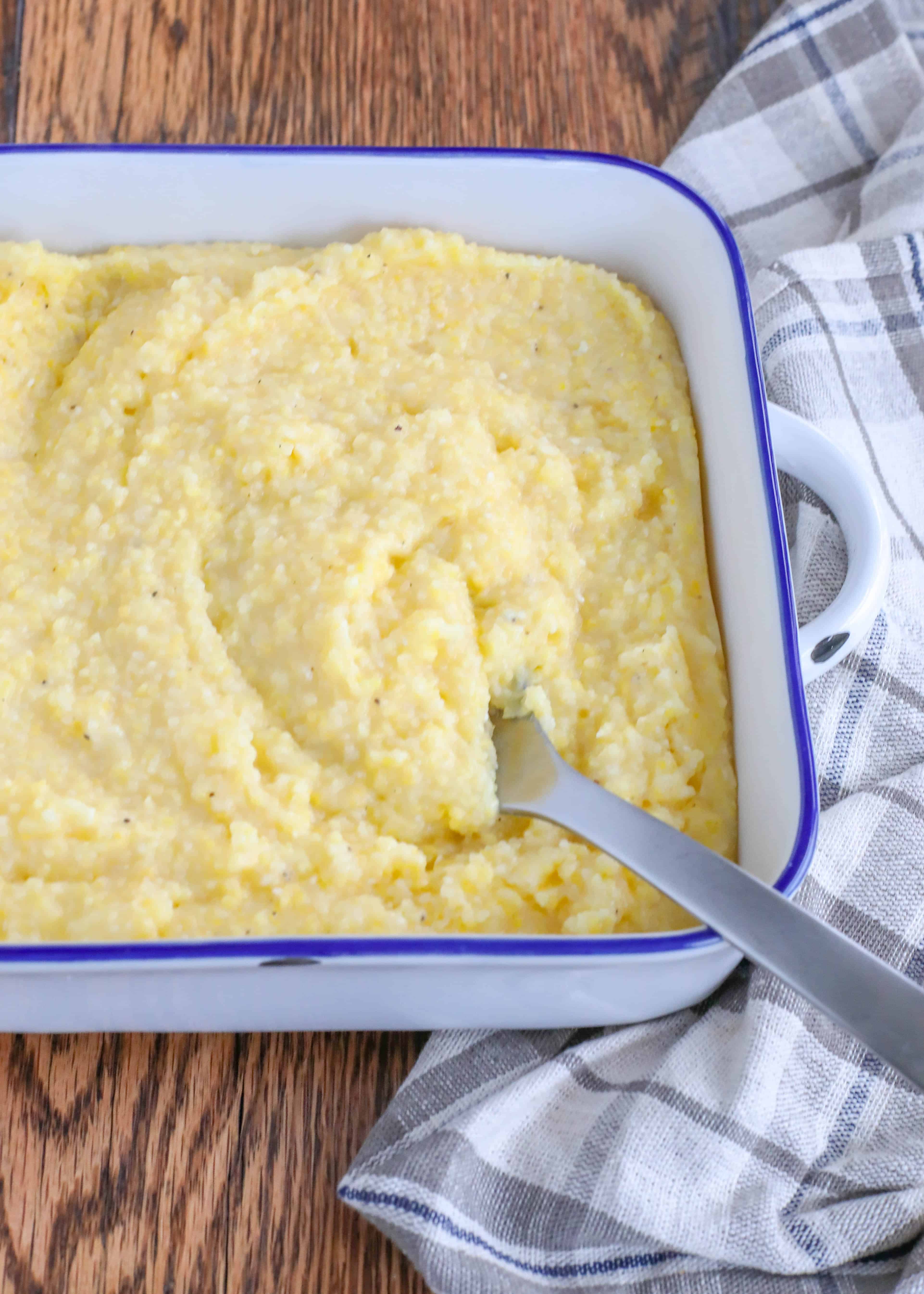 Perfect Every Time Baked Polenta - Barefeet In The Kitchen