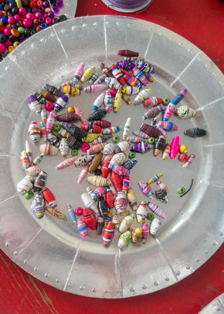 Princess Cruises - RePapel handmade beads made from recycled magazine