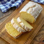 Iced Lemon Loaf Cake - get the recipe at barefeetinthekitchen.com