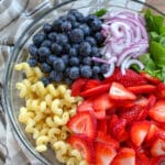 I could eat this Strawberry Spinach Pasta Salad every single day - and lately I have!