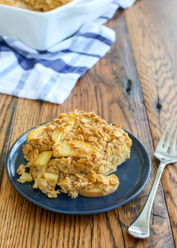 Apple Pie Baked Oatmeal is loaded with warm spices to make any breakfast special!