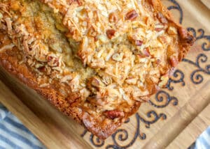 Coconut Banana Bread is a favorite! - Barefeet In The Kitchen