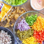 Frito Salad with Corn and Chicken
