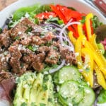 Southwest Steak Salad with Chipotle Dressing
