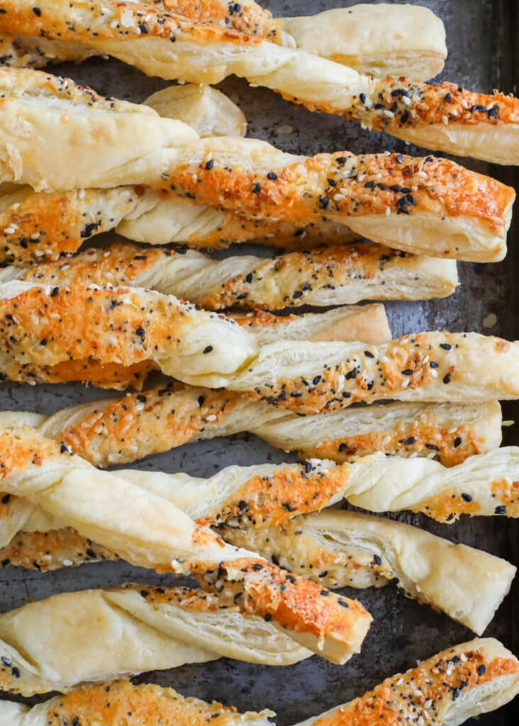 Everything Bagel Cheese Straws