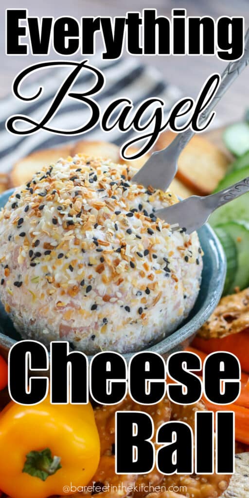 No one can resist an Everything Bagel Cheeseball!
