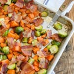 Roasted Vegetables with Bacon