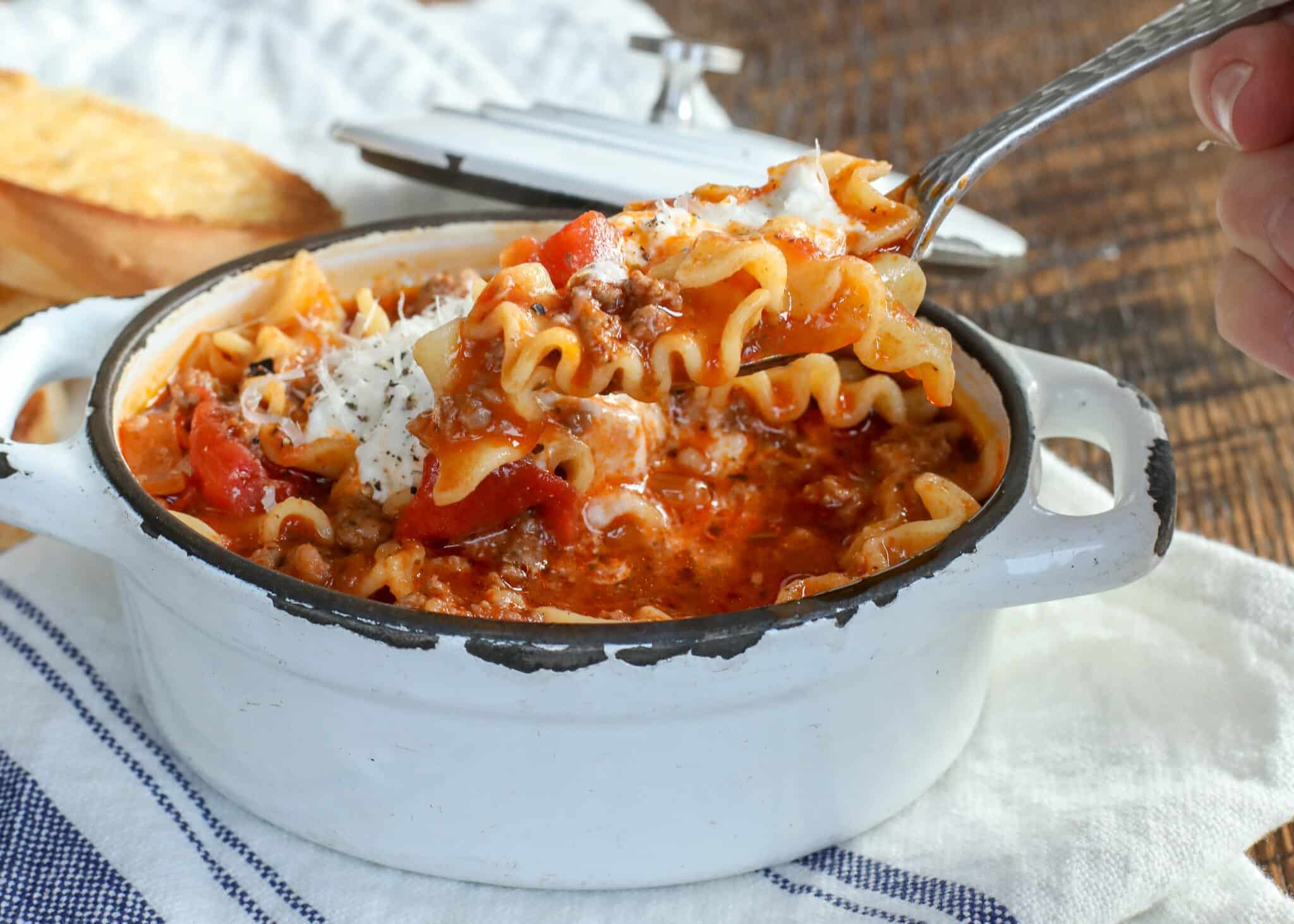 Lasagna Soup - Barefeet in the Kitchen