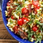 BLT Corn Salad is loaded with fresh summer flavors!