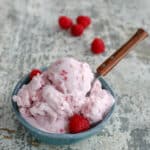 This Raspberry Ice Cream is accidental vegan and completely delicious!