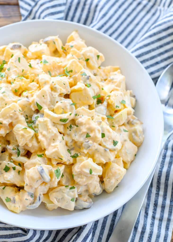 Kick up your side dish game with this Spicy Potato Salad