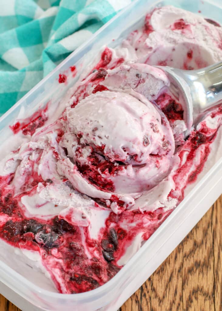 Mixed Berry Ice Cream