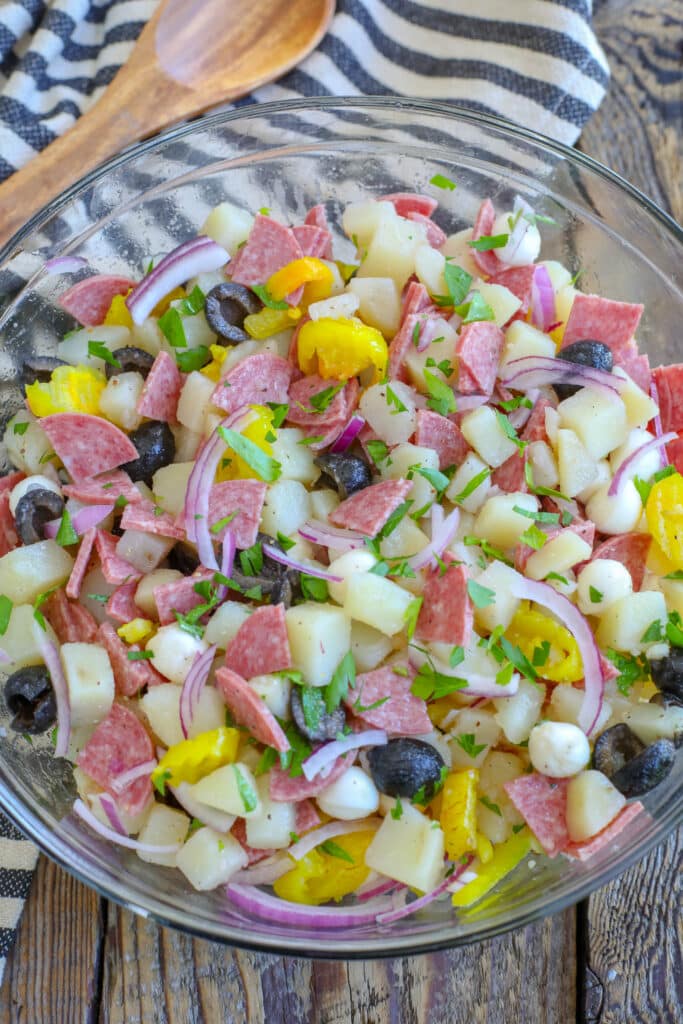 Antipasti Potato Salad is summer side dish you're sure to love