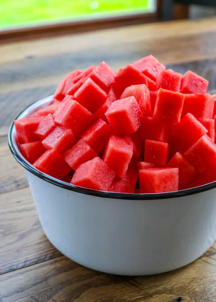 Slice a watermelon into perfect cubes in just minutes!