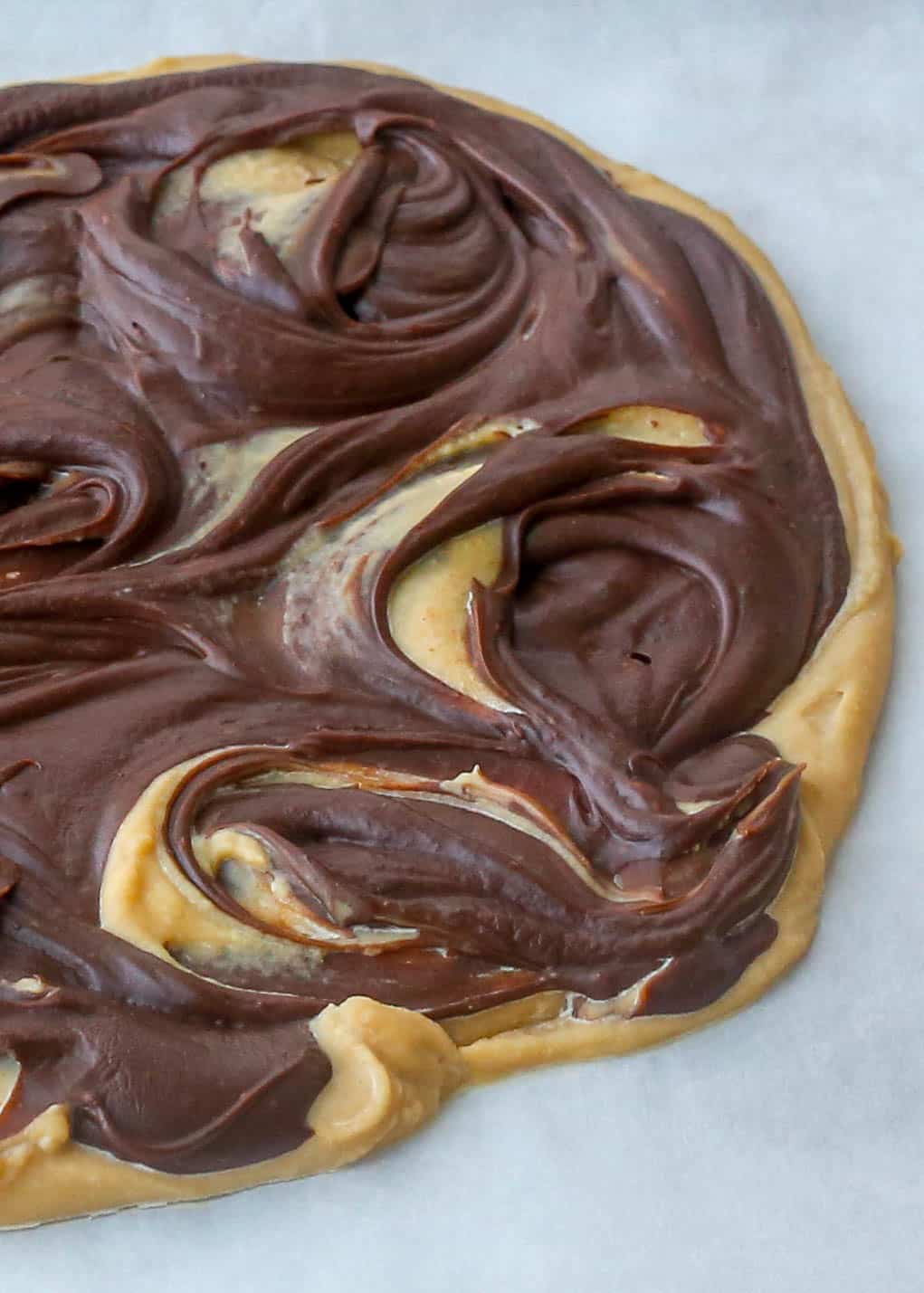 Chocolate Peanut Butter Swirl Fudge Barefeet In The Kitchen