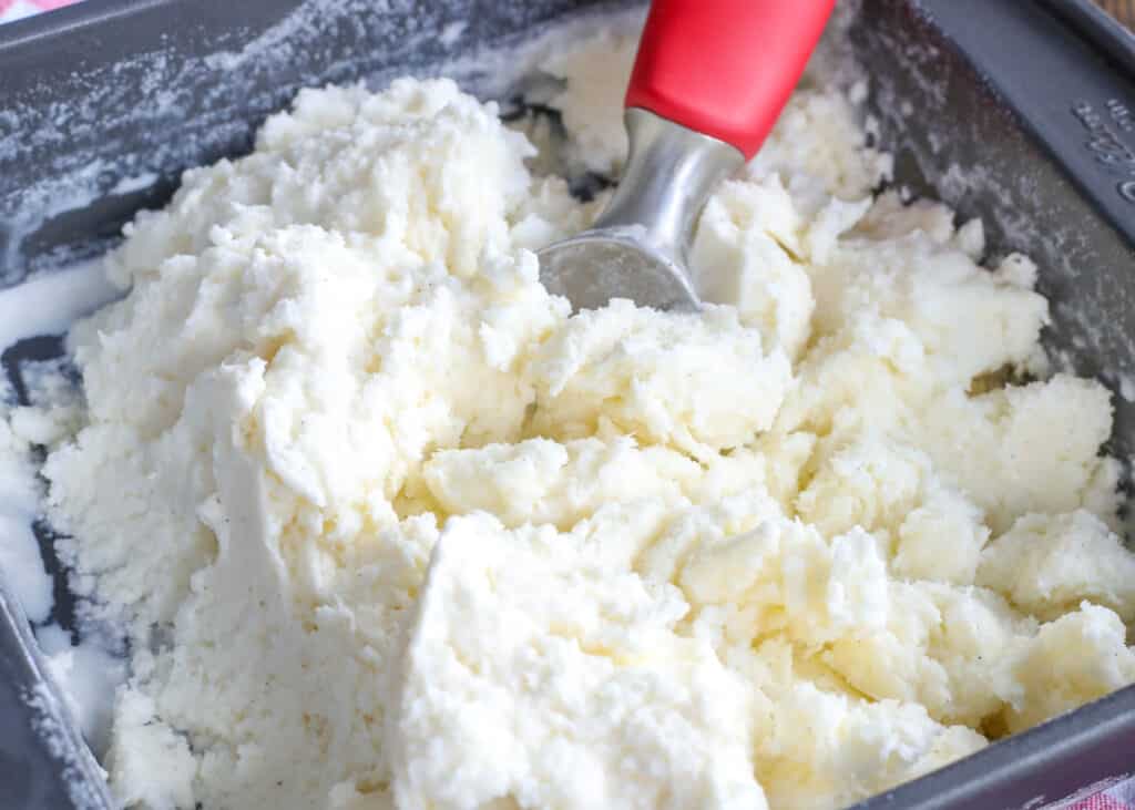 All you need is a whisk and a baking pan to make homemade ice cream without an ice cream machine!