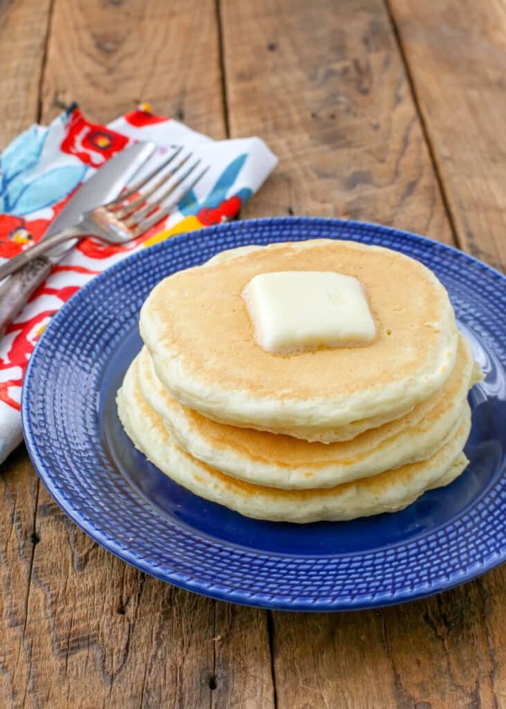 Light and fluffy pancakes