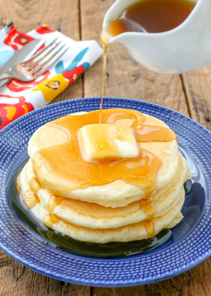 Homemade Pancakes - they turn out light and fluffy every time!