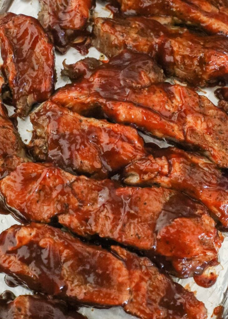 Saucy Country Style BBQ Ribs - made in the oven