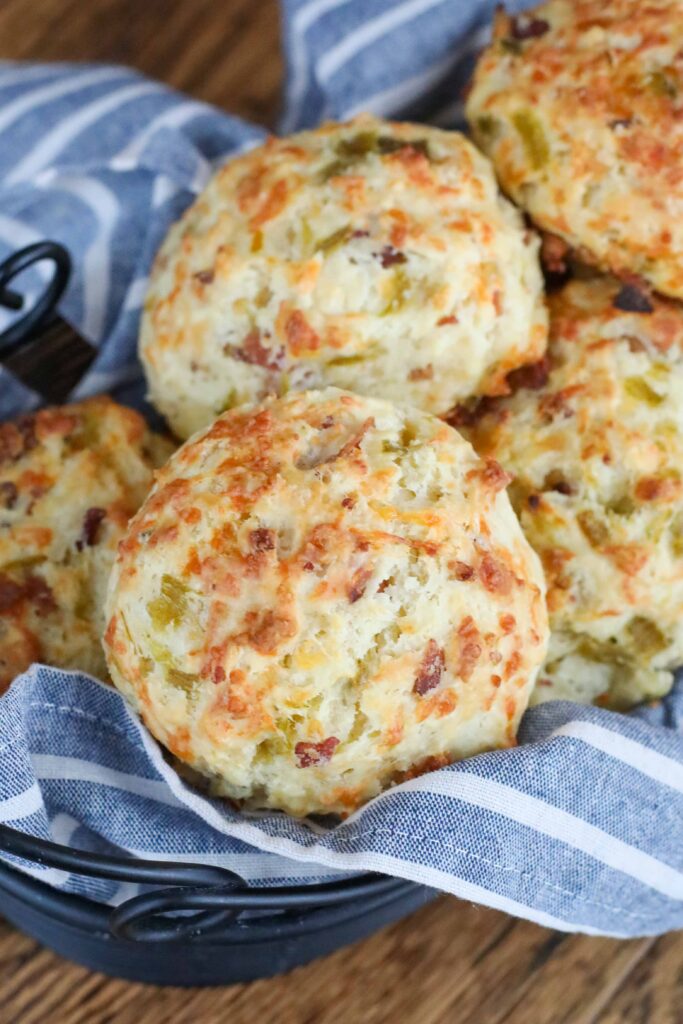 Cheesy Bacon Drop Biscuits 