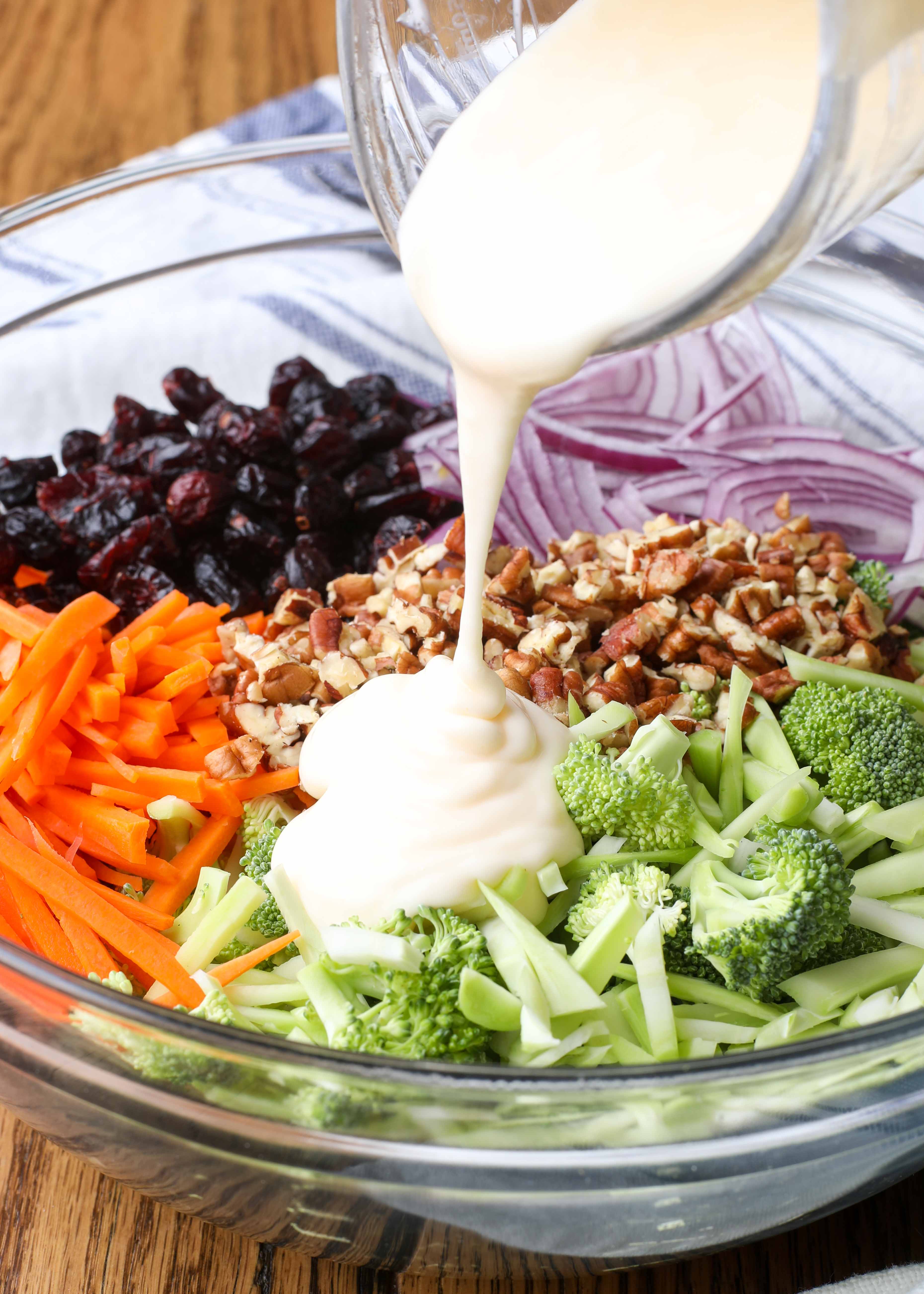 Sweet and Tangy Broccoli Slaw