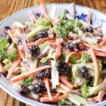 Sweet and tangy broccoli slaw