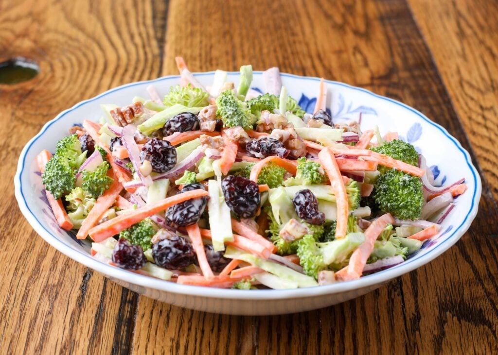 Sweet and Tangy Broccoli Slaw