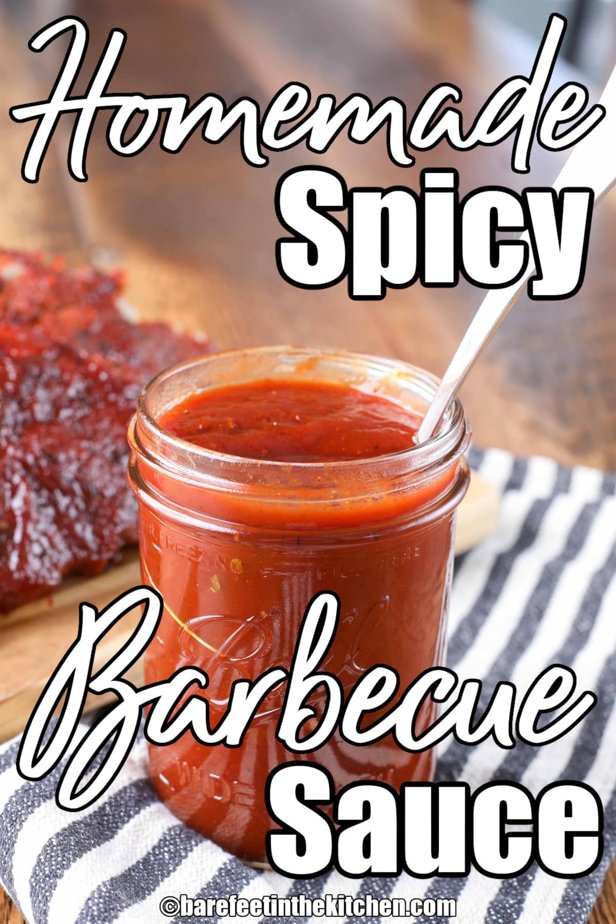Make Your Own Spicy BBQ Sauce DIY Gift Set