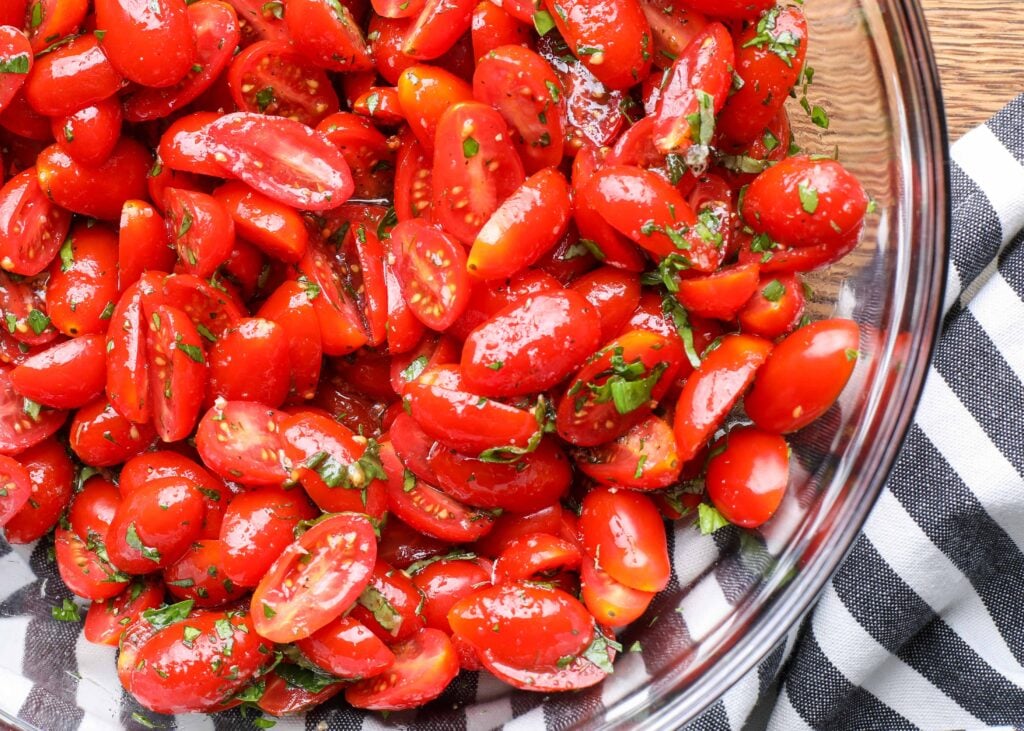 tomates marinados