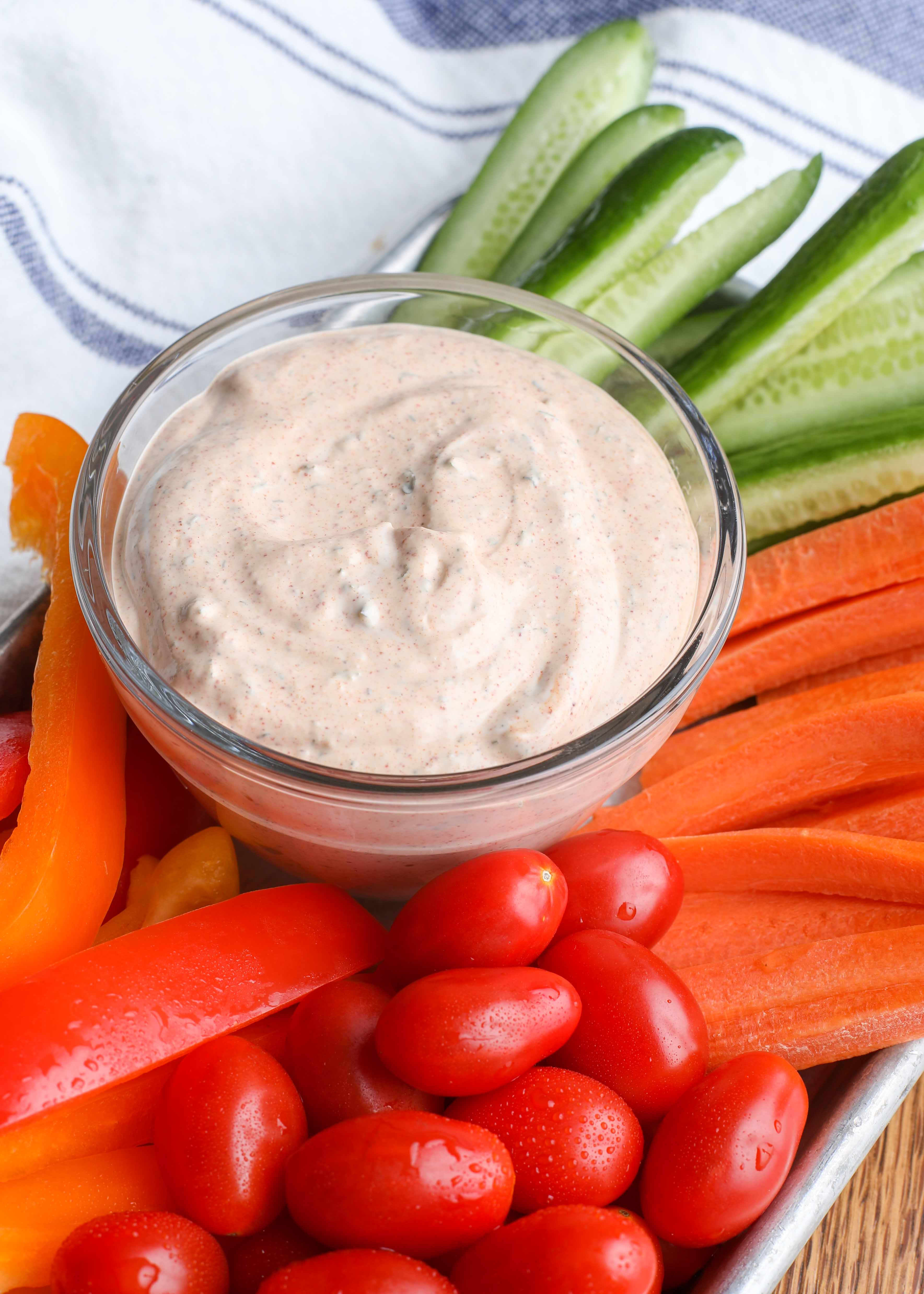 Homemade Ranch Dip - Only 5 minutes from scratch! - Sugar Salt Magic