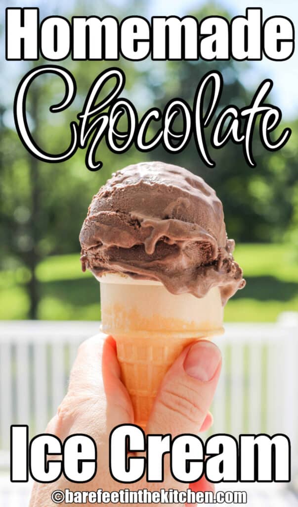 El mejor y más fácil helado de chocolate casero