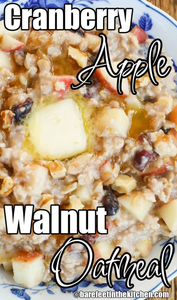 Apple Walnut Oatmeal