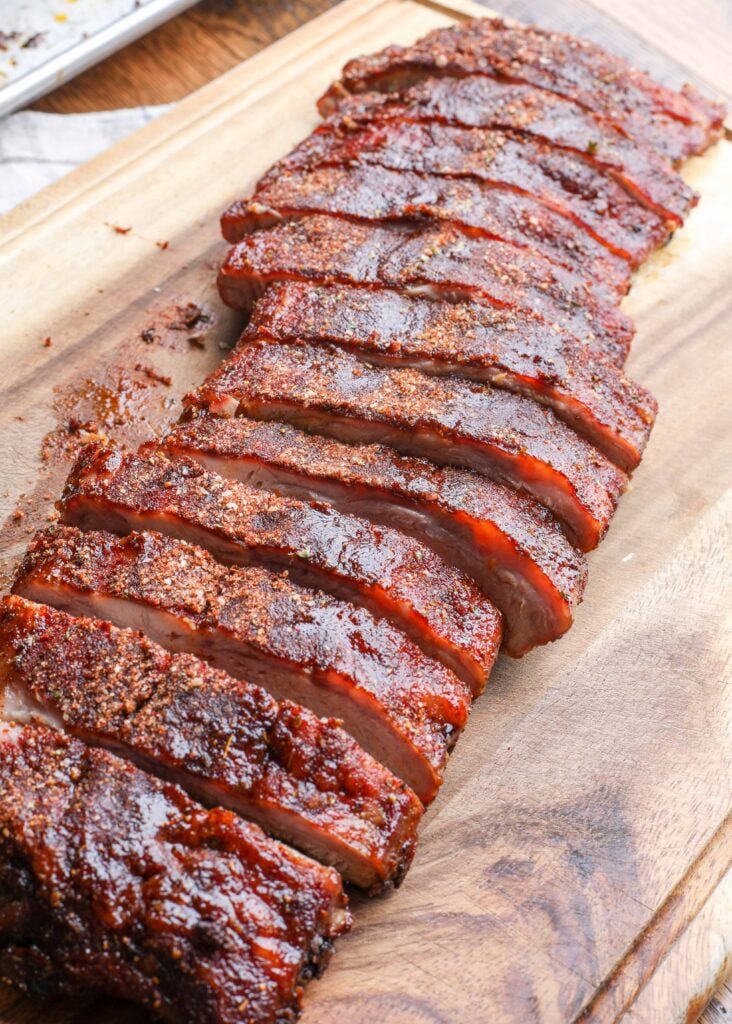 Dry Rub Ribs made in the oven or on the grill