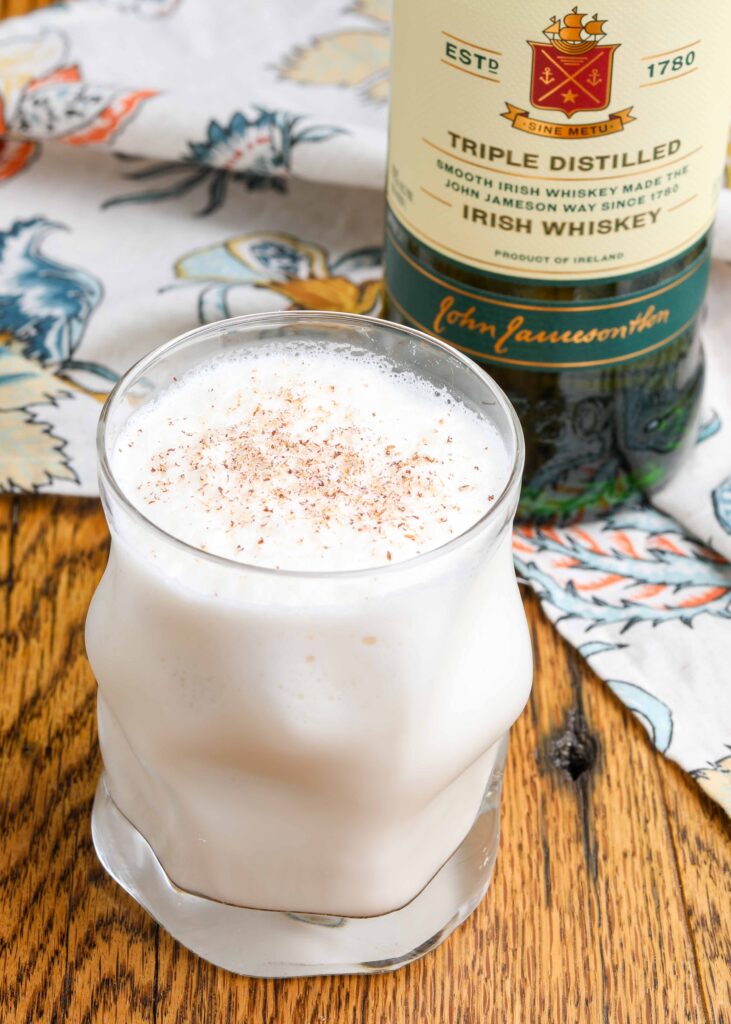 Milk punch with Jameson whisky
