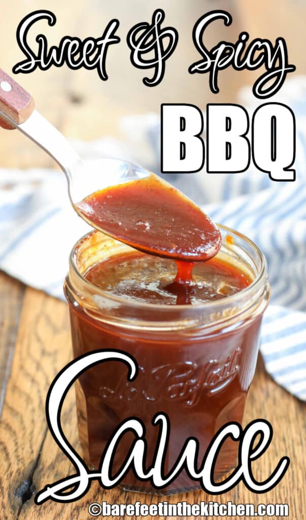 This Homemade BBQ Sauce is sweet, spicy, and perfect for grilling.